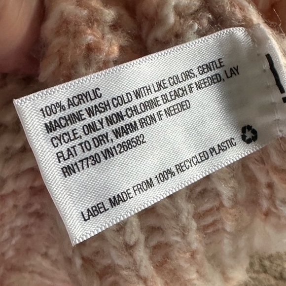 Wild Fable Sweater Size M Orange Space Dye Crewneck Pullover NWT - Picture 5 of 8